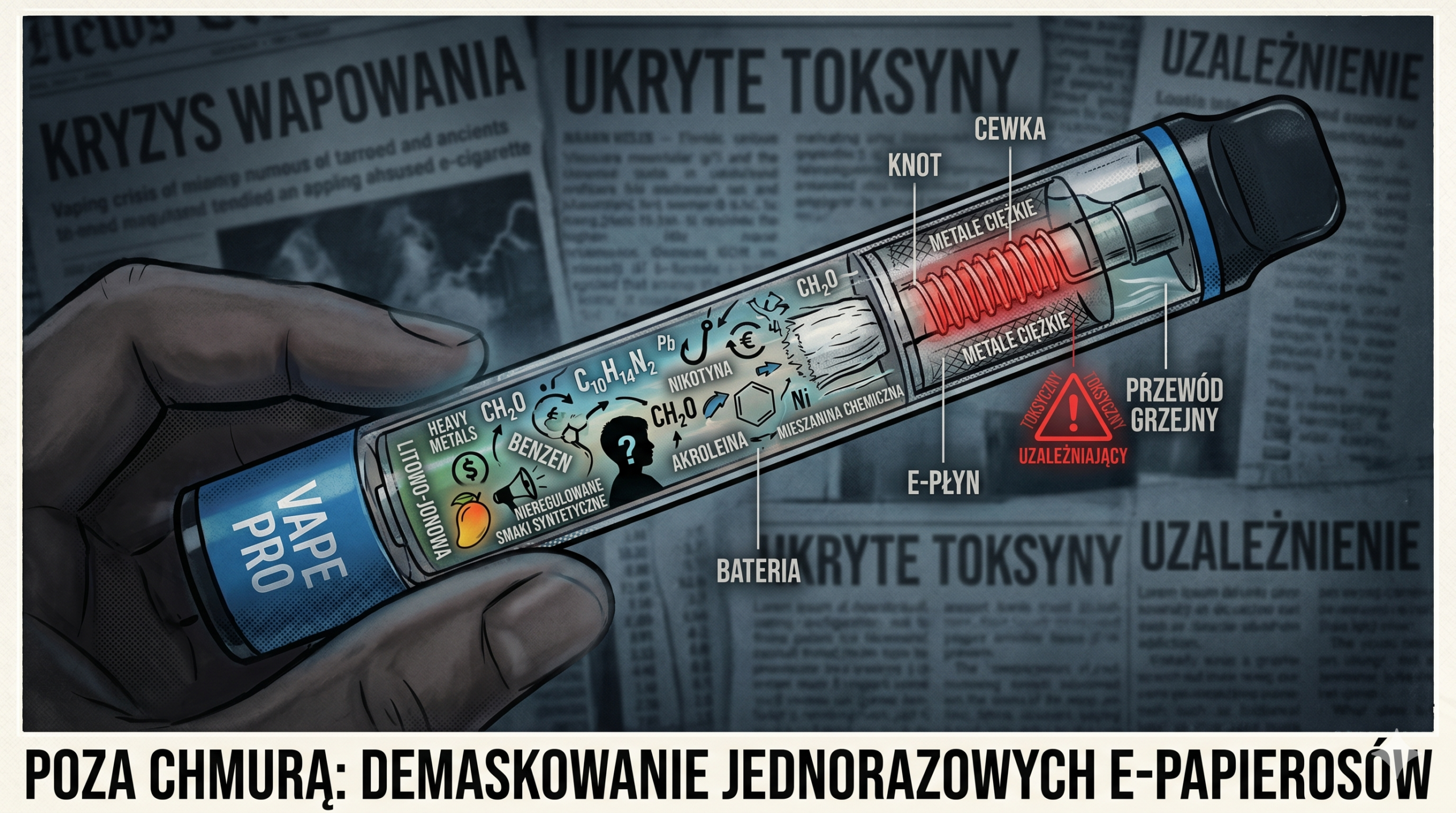 Co producenci e-papierosów przed tobą ukrywają — fakty z badań