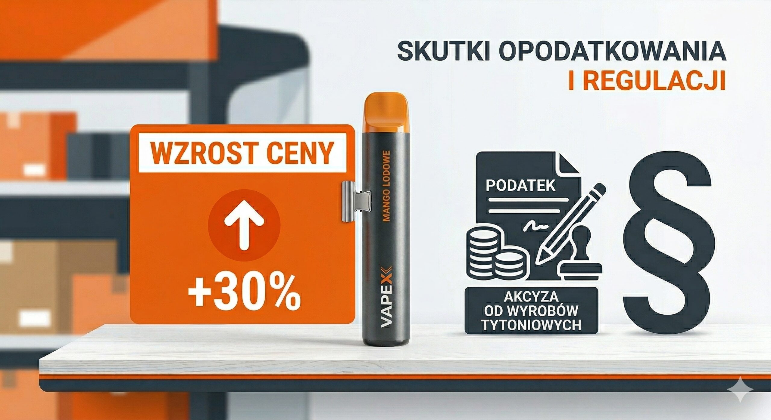 Akcyza na e-papierosy 2026 — nowe stawki i e-papierosy indukcyjne